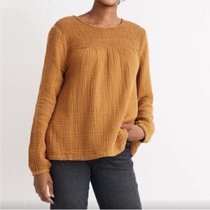 Madewell • Smocked Swing Top